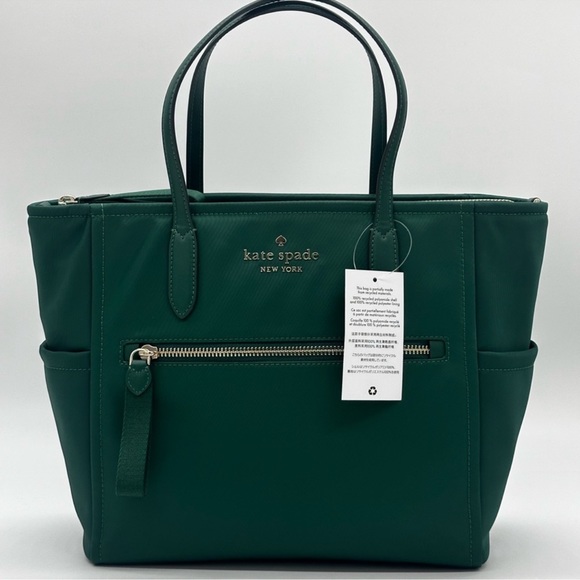 Kate Spade Medium Chelsea Satchel Bag Green - Picture 2 of 12